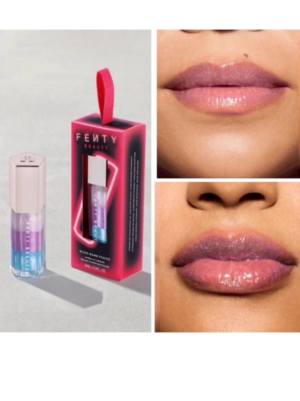 Fenty Beauty Gloss Bomb Stackz Layered Lip Luminizer Unicorn Blizzard